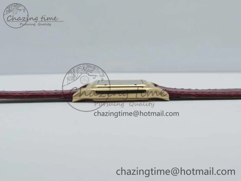 Panthère Secrete Ladies 27mm RG 8848F 1:1 Best Edition White Dial on Red Croco Strap Ronda Quartz
