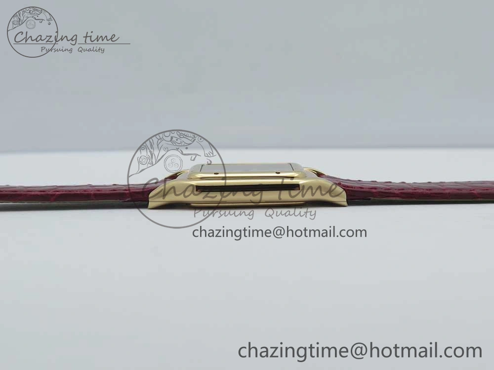 Panthère Secrete Ladies 27mm RG 8848F 1:1 Best Edition White Dial on Red Croco Strap Ronda Quartz