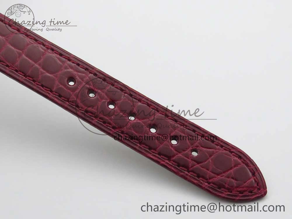 Panthère Secrete Ladies 27mm RG 8848F 1:1 Best Edition White Dial on Red Croco Strap Ronda Quartz
