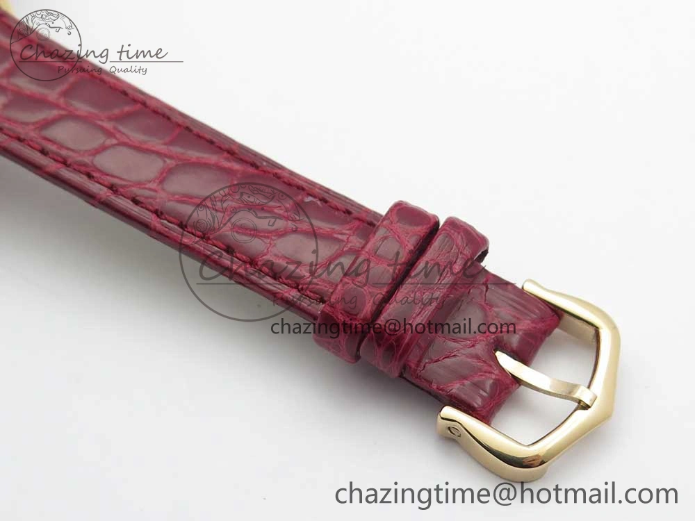 Panthère Secrete Ladies 27mm RG 8848F 1:1 Best Edition White Dial on Red Croco Strap Ronda Quartz
