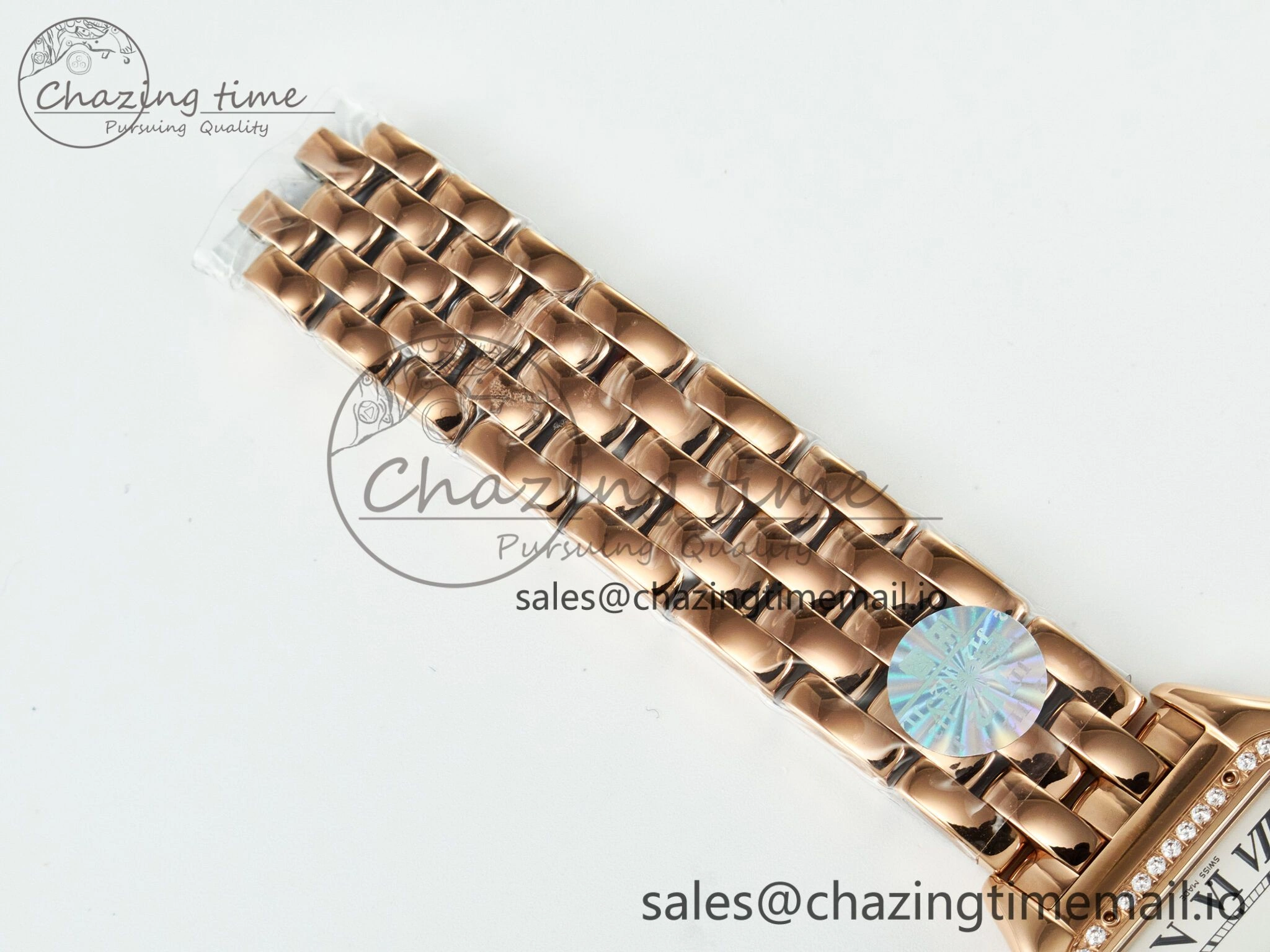 Panthère Secrete Ladies 27mm RG J12F 1:1 Best Edition White Dial on RG Bracelet Ronda Quartz