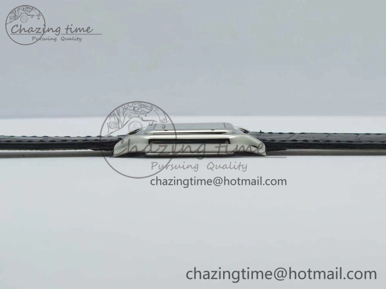Panthère Secrete Ladies 27mm SS 8848F 1:1 Best Edition White Dial on Black Croco Strap Ronda Quartz
