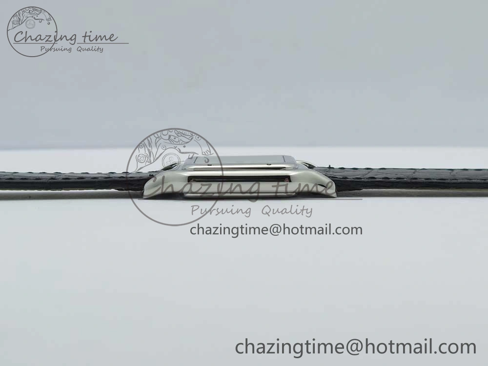 Panthère Secrete Ladies 27mm SS 8848F 1:1 Best Edition White Dial on Black Croco Strap Ronda Quartz