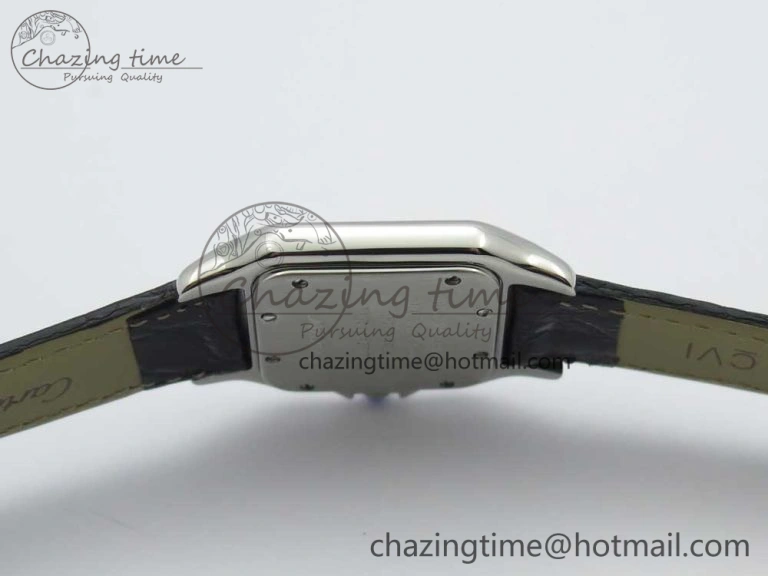 Panthère Secrete Ladies 27mm SS 8848F 1:1 Best Edition White Dial on Black Croco Strap Ronda Quartz