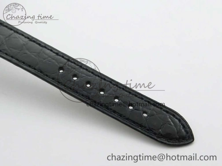 Panthère Secrete Ladies 27mm SS 8848F 1:1 Best Edition White Dial on Black Croco Strap Ronda Quartz