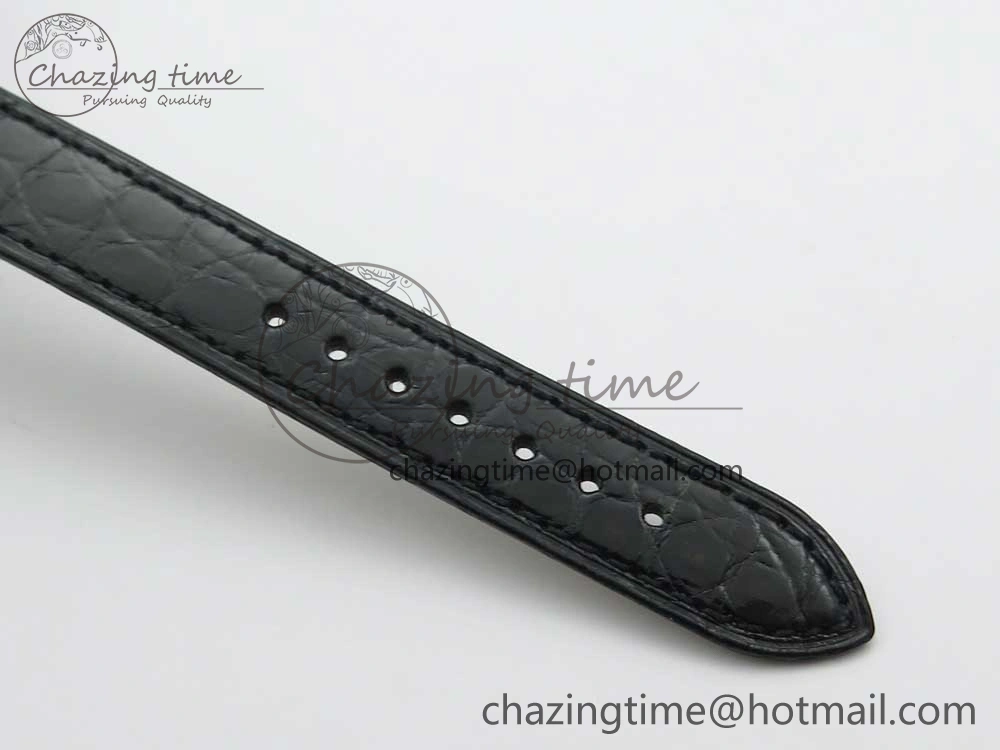 Panthère Secrete Ladies 27mm SS 8848F 1:1 Best Edition White Dial on Black Croco Strap Ronda Quartz