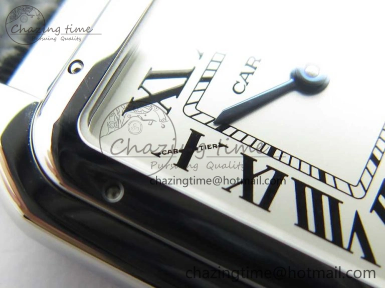 Panthère Secrete Ladies 27mm SS 8848F 1:1 Best Edition White Dial on Black Croco Strap Ronda Quartz