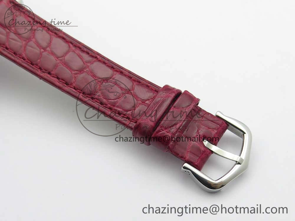 Panthère Secrete Ladies 27mm SS 8848F 1:1 Best Edition White Dial on Red Croco Strap Ronda Quartz