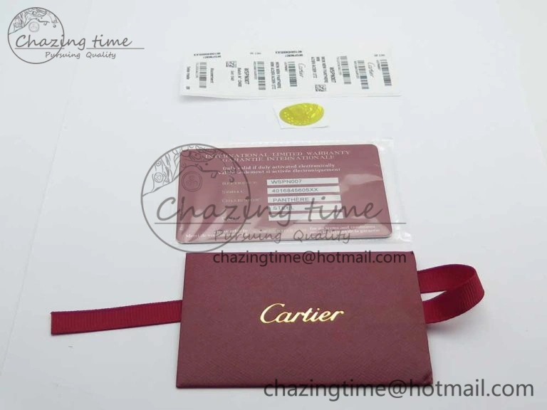 Panthère Secrete Ladies 27mm SS 8848F 1:1 Best Edition White Dial on Red Croco Strap Ronda Quartz
