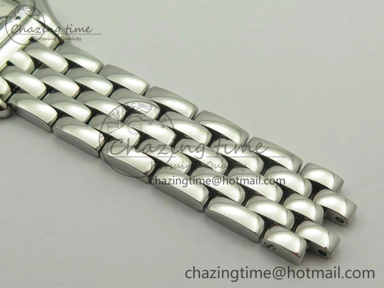 Panthère Secrete Ladies 27mm SS 8848F 1:1 Best Edition White Dial on SS Bracelet Ronda Quartz