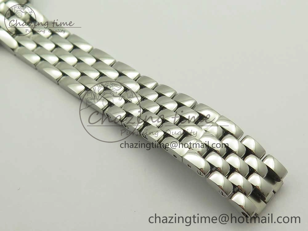 Panthère Secrete Ladies 27mm SS 8848F 1:1 Best Edition White Dial on SS Bracelet Ronda Quartz