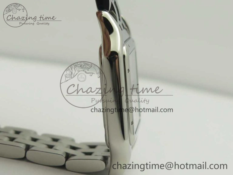 Panthère Secrete Ladies 27mm SS 8848F 1:1 Best Edition White Dial on SS Bracelet Ronda Quartz