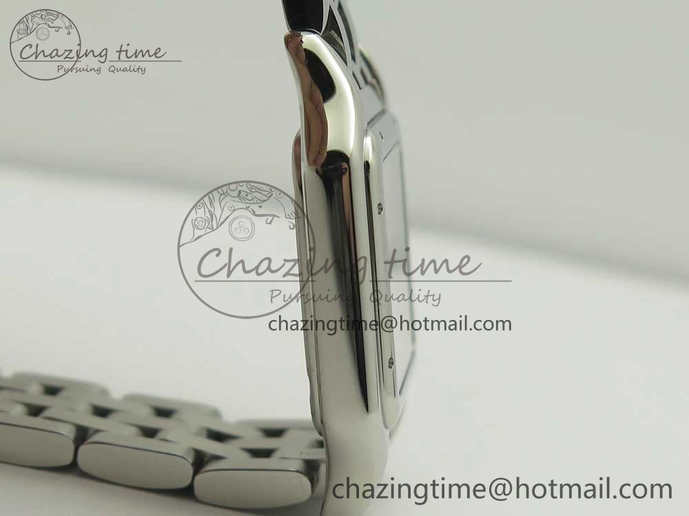 Panthère Secrete Ladies 27mm SS 8848F 1:1 Best Edition White Dial on SS Bracelet Ronda Quartz