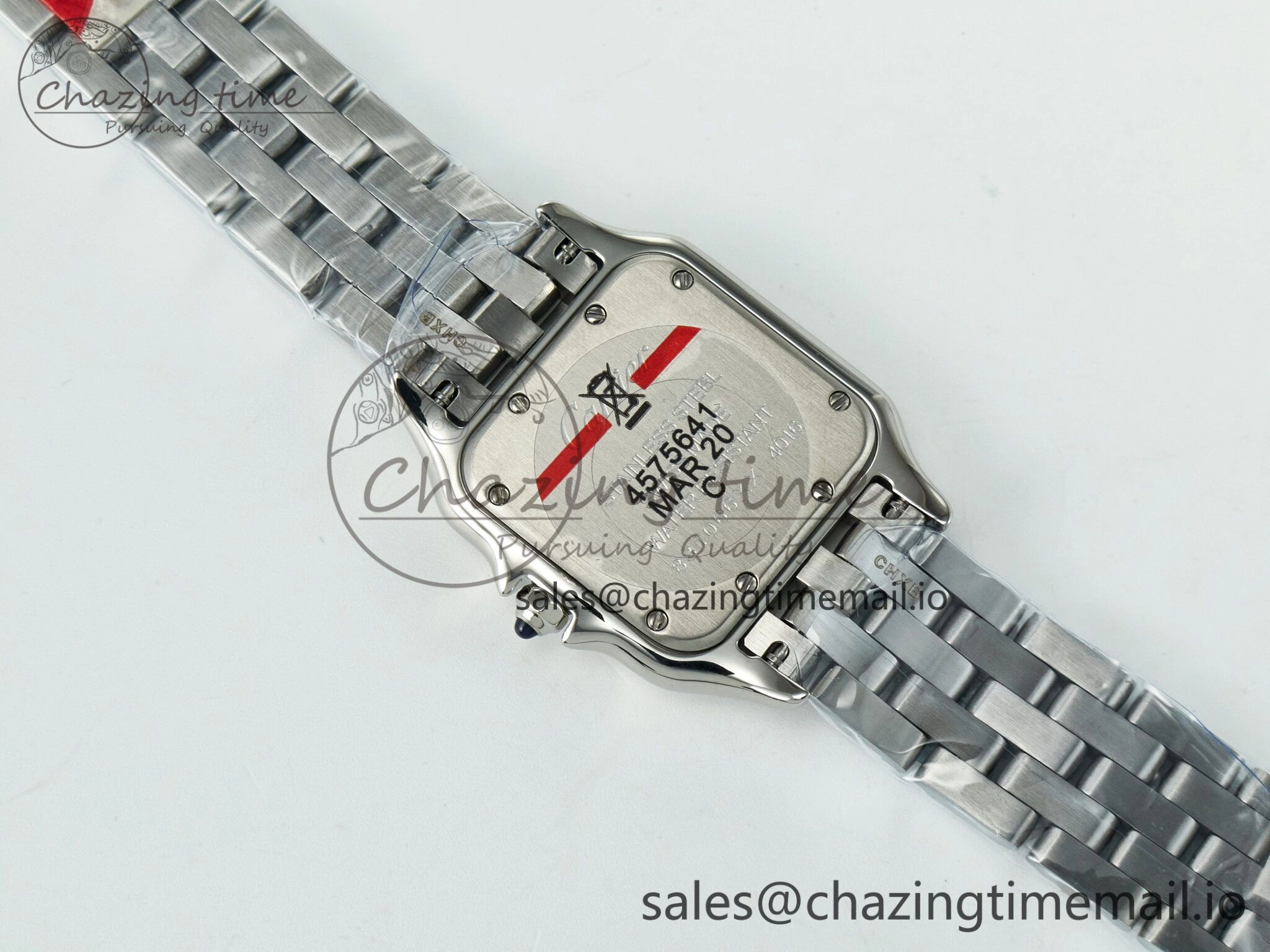 Panthère Secrete Ladies 27mm SS J12F 1:1 Best Edition White Dial on SS Bracelet Ronda Quartz