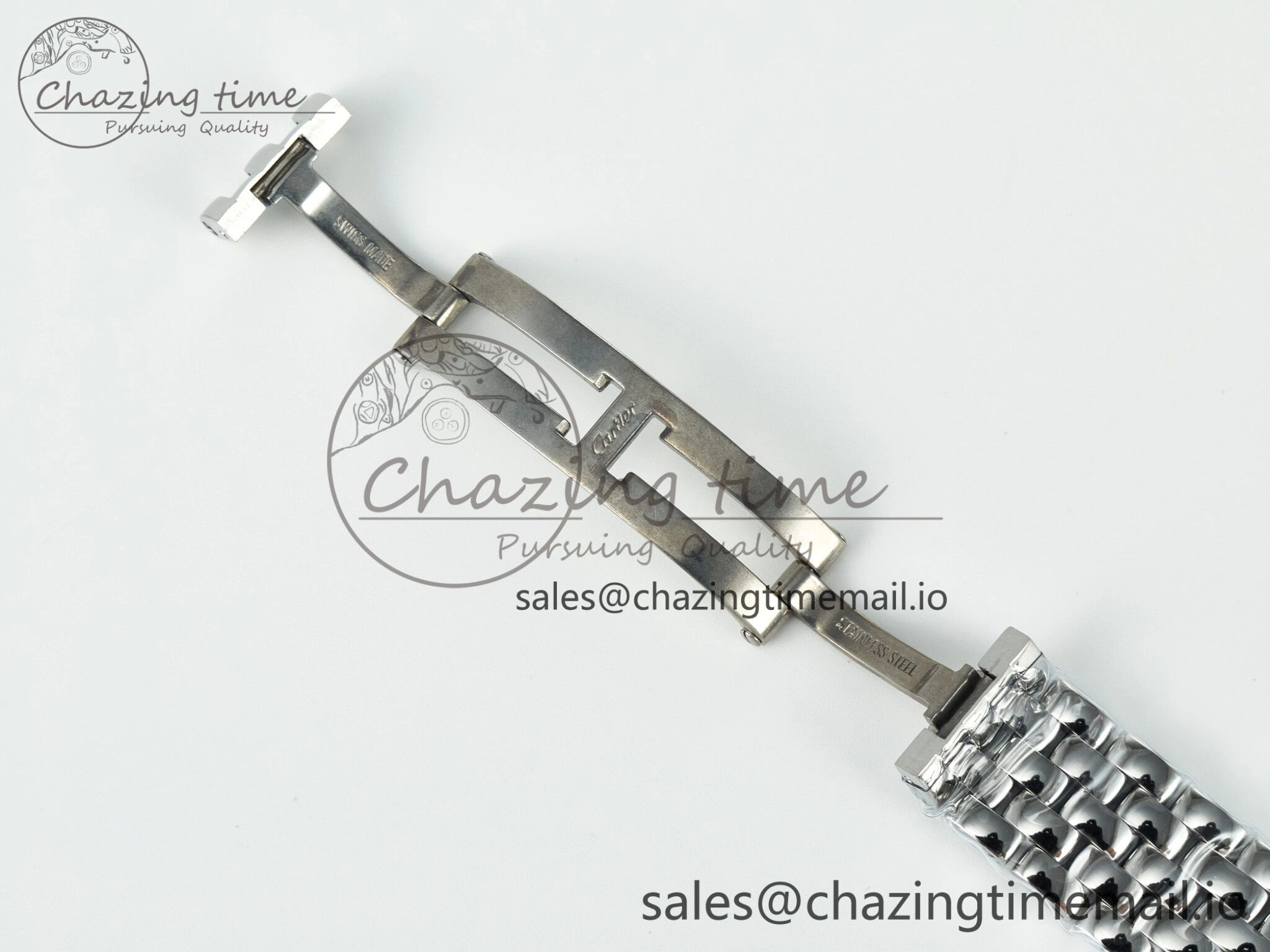 Panthère Secrete Ladies 27mm SS J12F 1:1 Best Edition White Dial on SS Bracelet Ronda Quartz