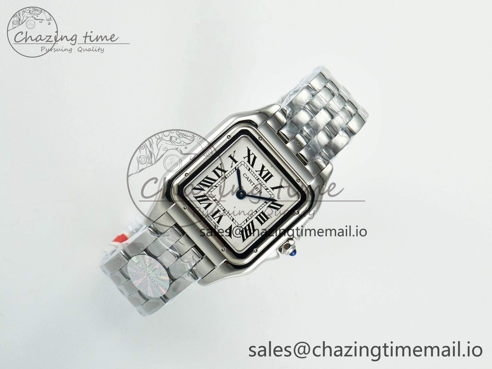 Panthère Secrete Ladies 27mm SS J12F 1:1 Best Edition White Dial on SS Bracelet Ronda Quartz