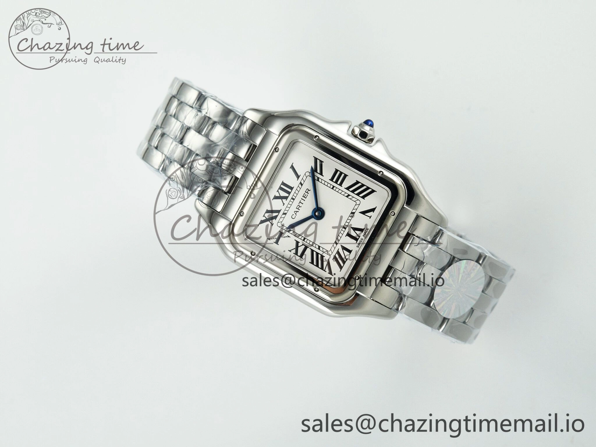 Panthère Secrete Ladies 27mm SS J12F 1:1 Best Edition White Dial on SS Bracelet Ronda Quartz