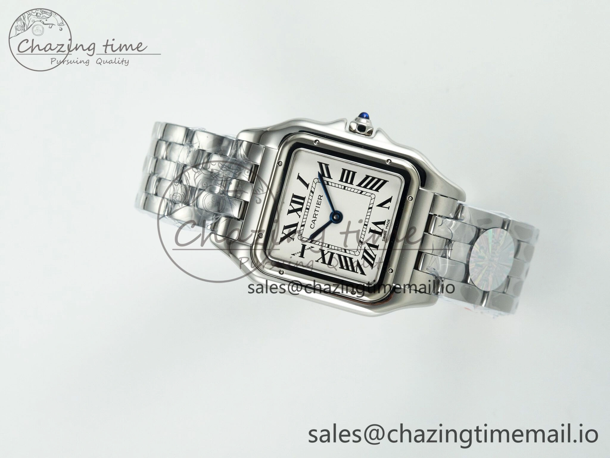Panthère Secrete Ladies 27mm SS J12F 1:1 Best Edition White Dial on SS Bracelet Ronda Quartz