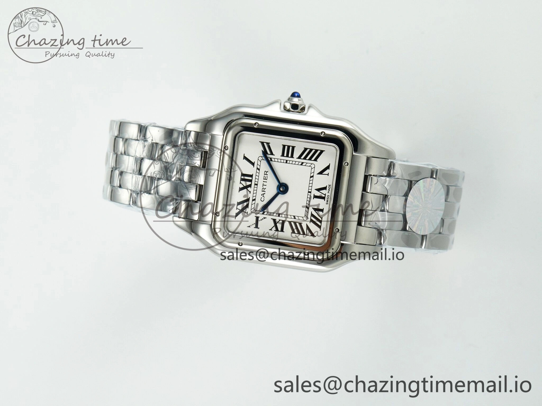 Panthère Secrete Ladies 27mm SS J12F 1:1 Best Edition White Dial on SS Bracelet Ronda Quartz
