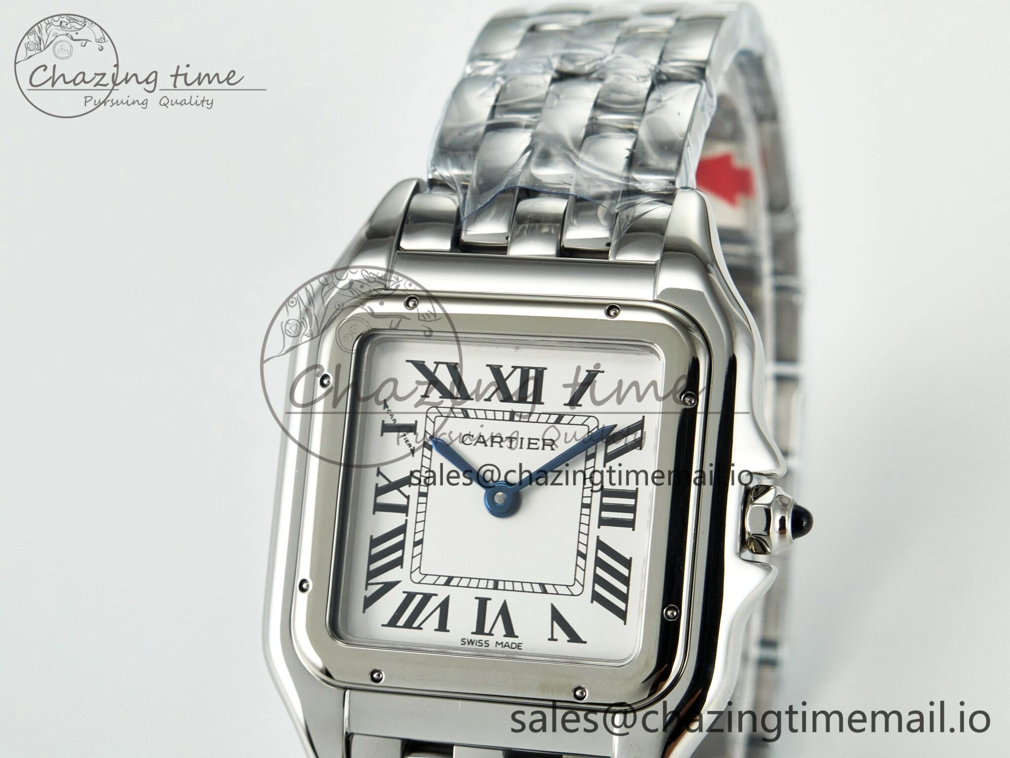 Panthère Secrete Ladies 27mm SS J12F 1:1 Best Edition White Dial on SS Bracelet Ronda Quartz
