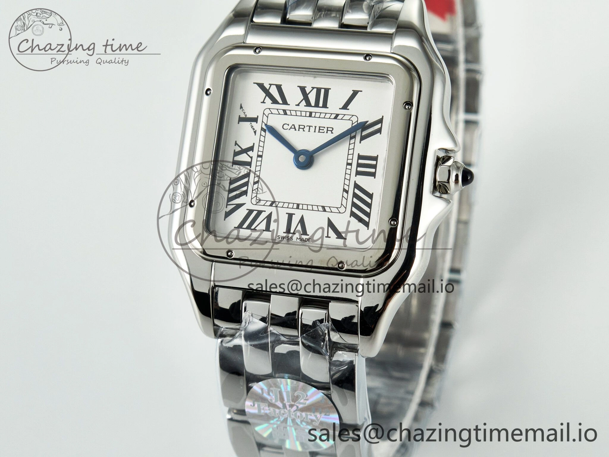 Panthère Secrete Ladies 27mm SS J12F 1:1 Best Edition White Dial on SS Bracelet Ronda Quartz
