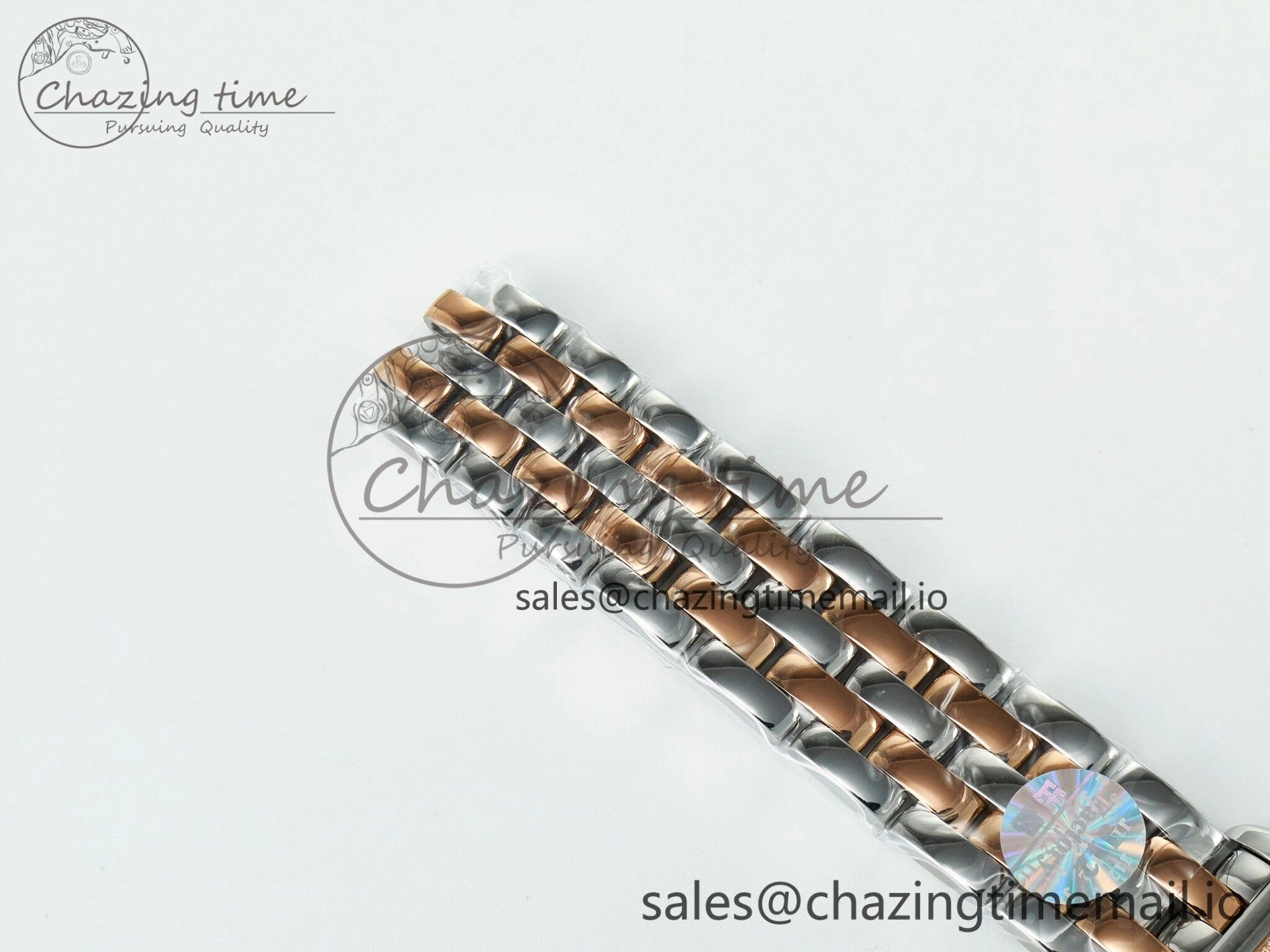 Panthère Secrete Ladies 27mm SS RG J12F  1:1 Best Edition White Dial on SS RG Bracelet Ronda Quartz