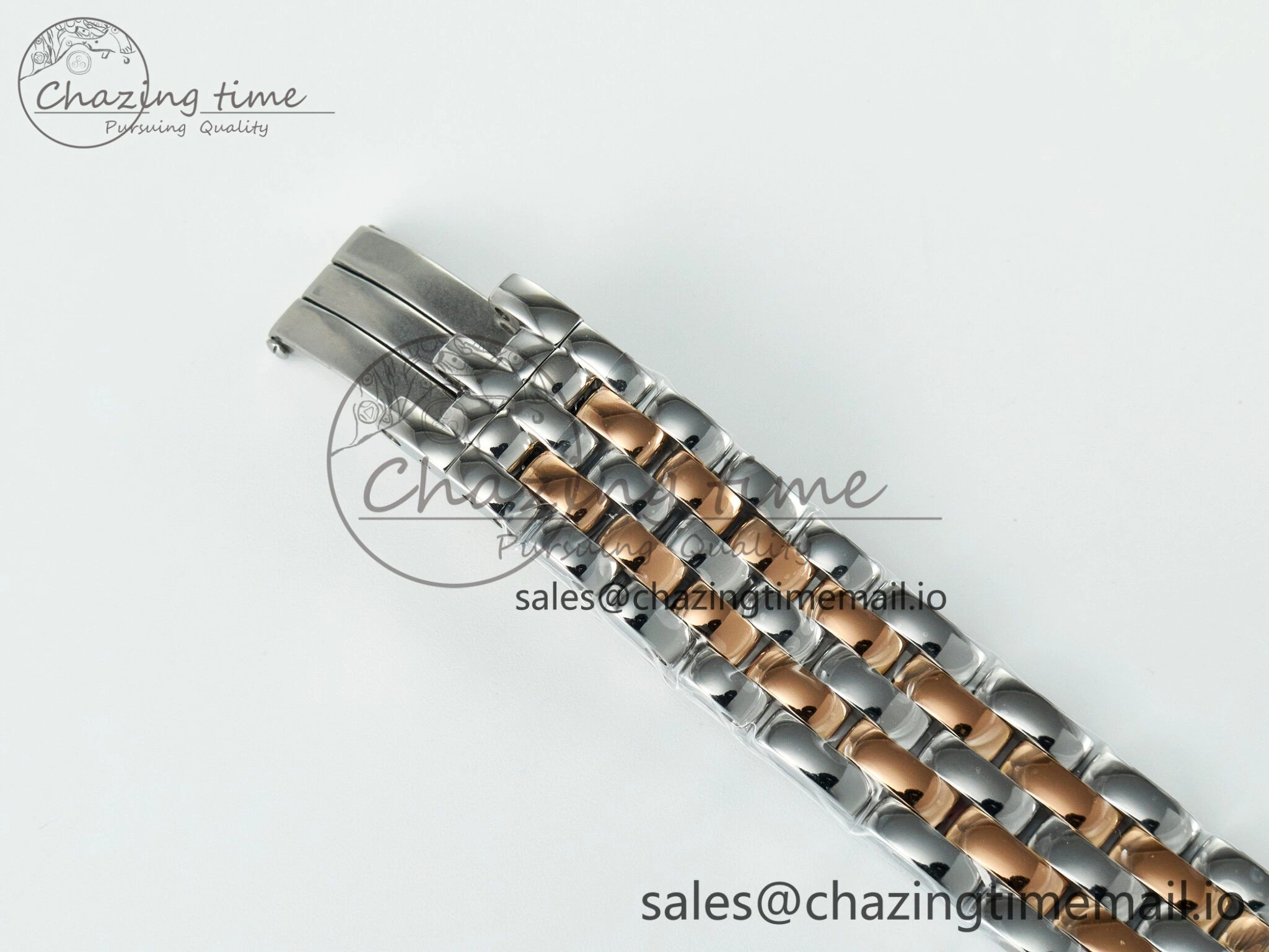 Panthère Secrete Ladies 27mm SS RG J12F  1:1 Best Edition White Dial on SS RG Bracelet Ronda Quartz