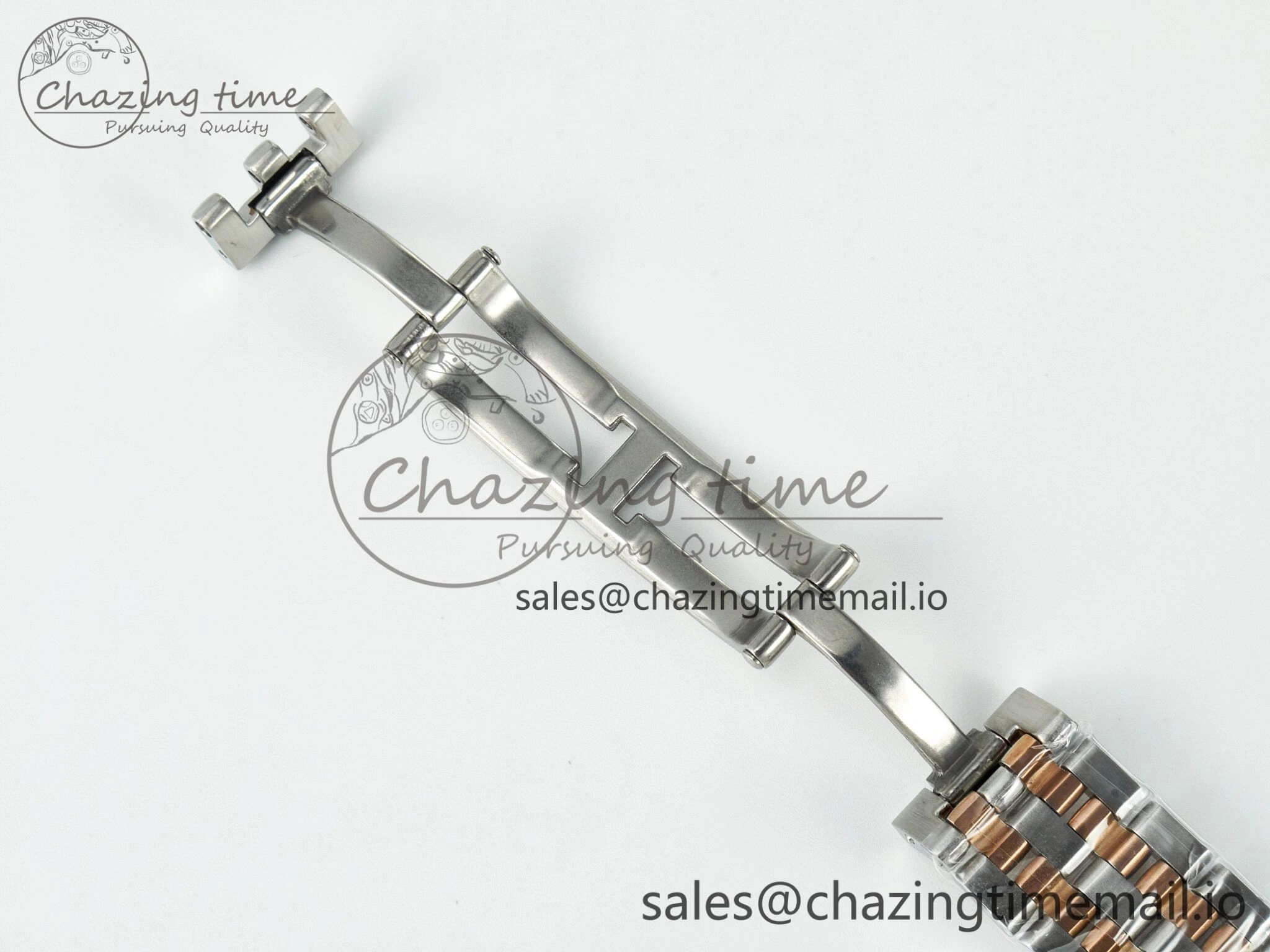 Panthère Secrete Ladies 27mm SS RG J12F  1:1 Best Edition White Dial on SS RG Bracelet Ronda Quartz