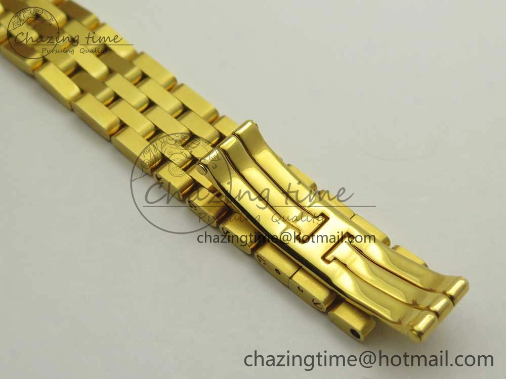 Panthère Secrete Ladies 27mm YG 8848F 1:1 Best Edition White Dial on YG Bracelet Ronda Quartz