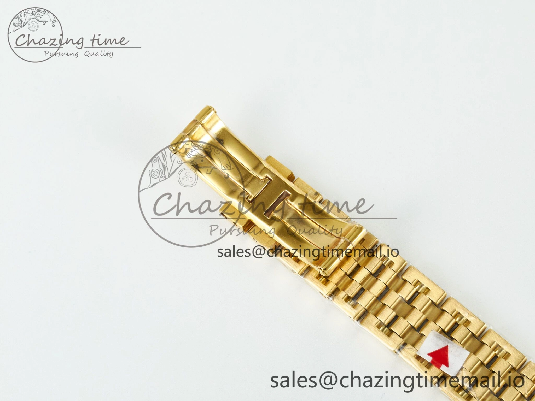 Panthère Secrete Ladies 27mm YG J12F 1:1 Best Edition White Dial Diamonds Bezel on YG Bracelet Ronda Quartz