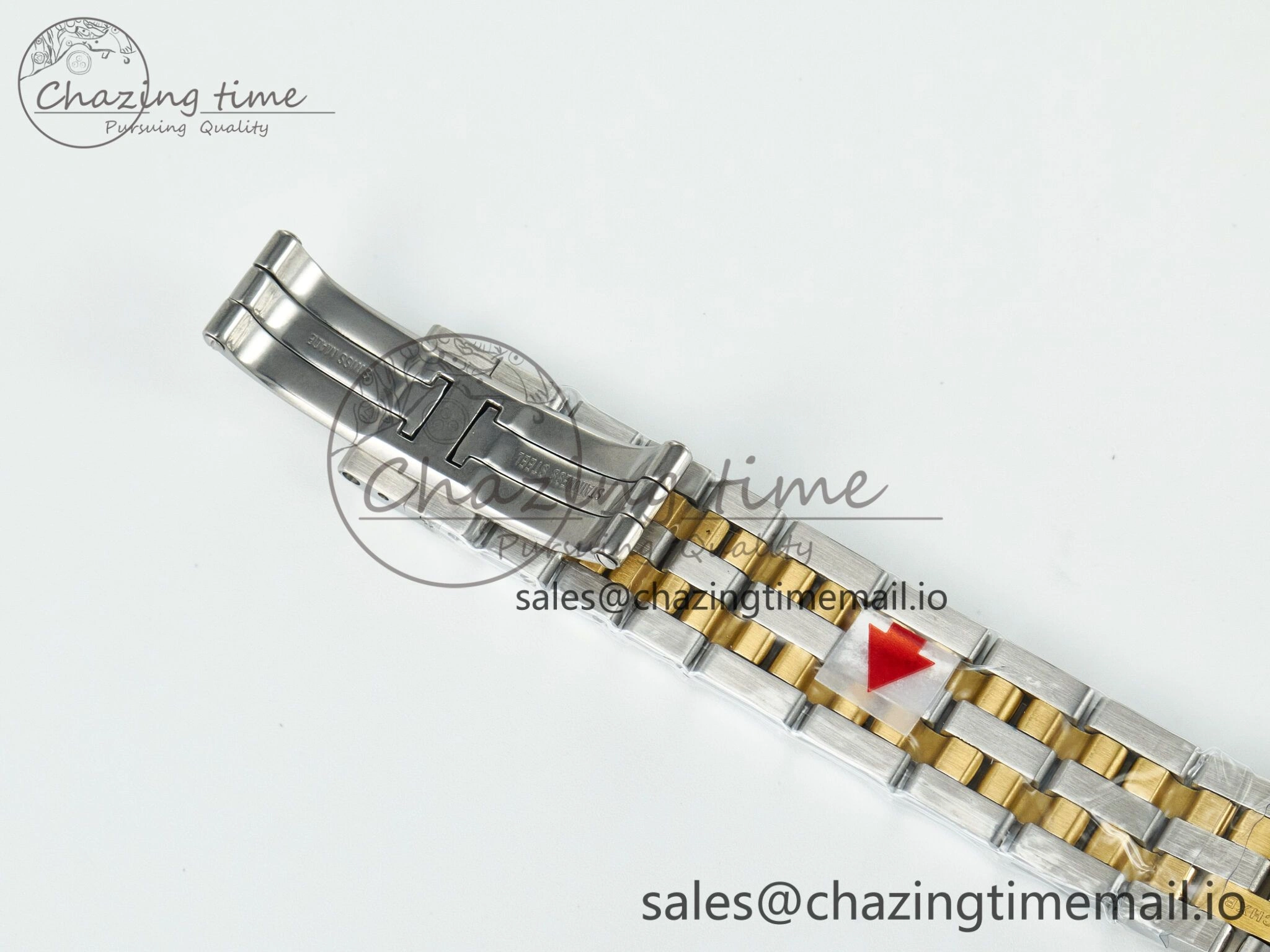 Panthère Secrete Ladies 27mm YG J12F 1:1 Best Edition White Dial Diamonds Bezel on YG Bracelet Ronda Quartz