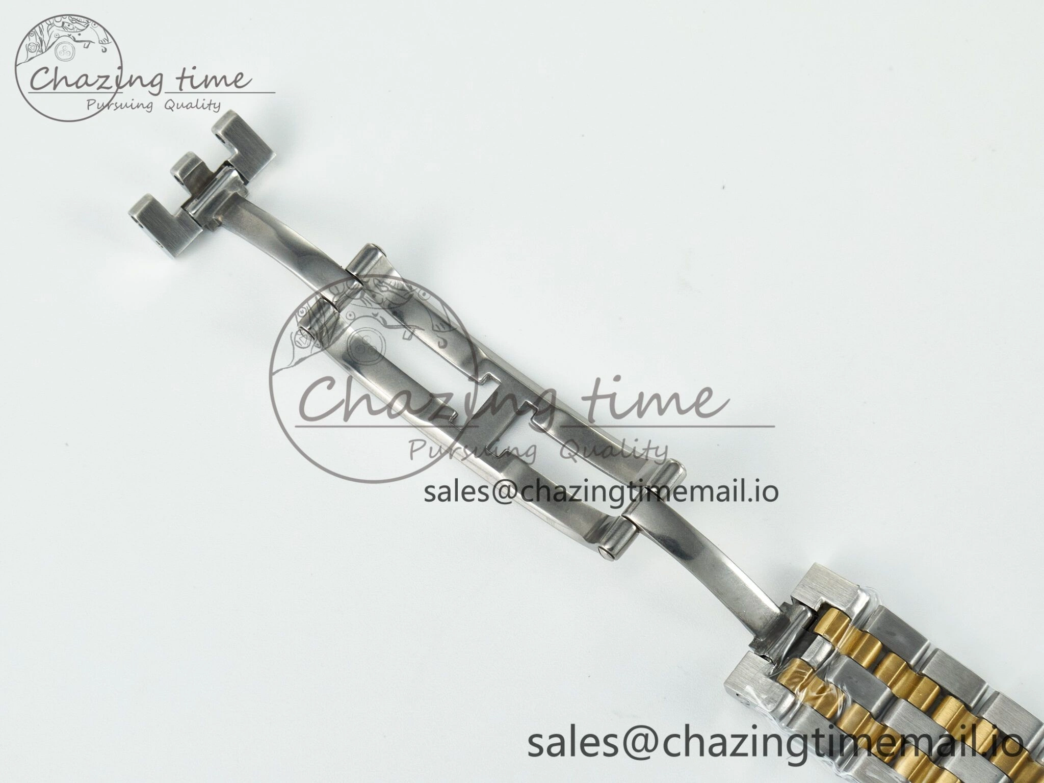 Panthère Secrete Ladies 27mm YG J12F 1:1 Best Edition White Dial Diamonds Bezel on YG Bracelet Ronda Quartz