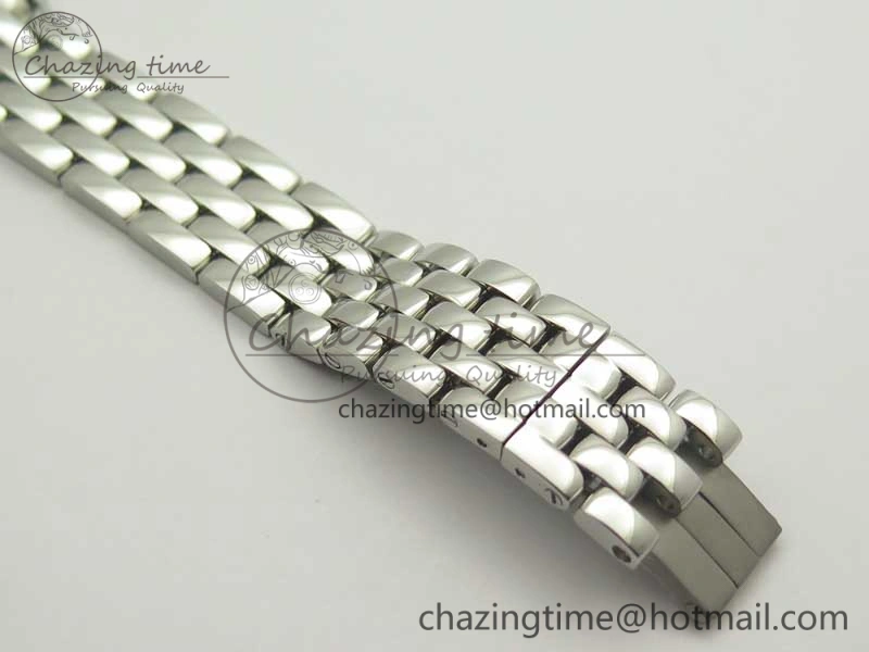 Panthère Secrete Ladies SS GF 1:1 Best Edition White Dial Diamonds Bezel on SS Bracelet Ronda Quartz
