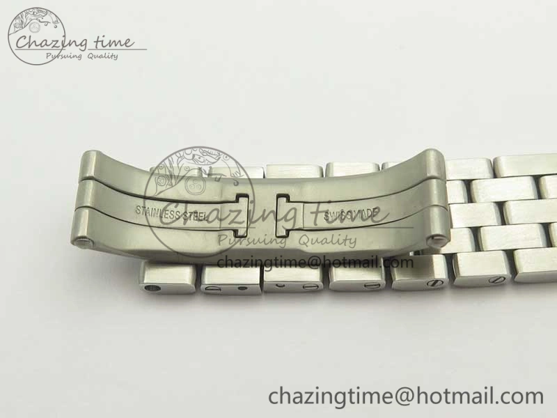 Panthère Secrete Ladies SS GF 1:1 Best Edition White Dial Diamonds Bezel on SS Bracelet Ronda Quartz