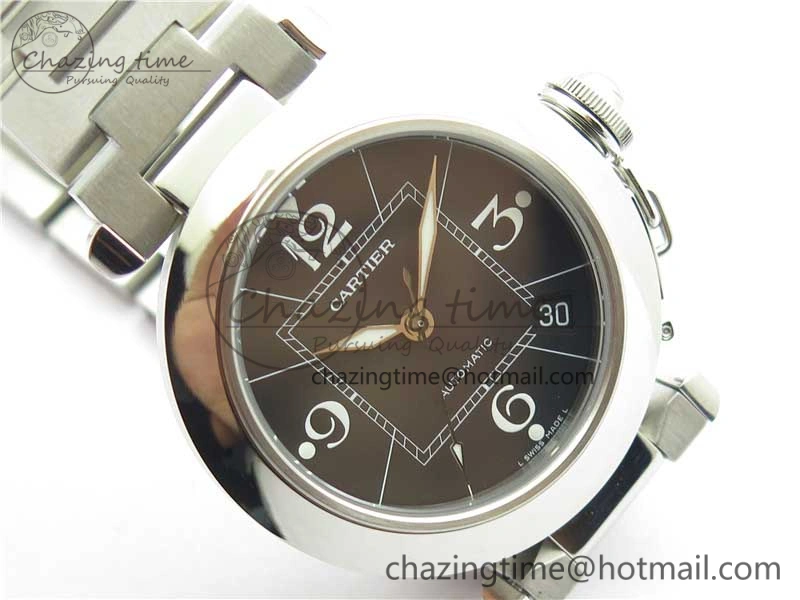 Pasha W31074M7 35mm SS V9F Best Edition Black Dial on SS Bracelet A2892 to Cal.049