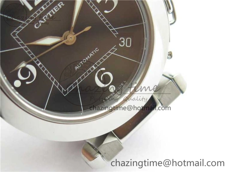 Pasha W31074M7 35mm SS V9F Best Edition Black Dial on SS Bracelet A2892 to Cal.049
