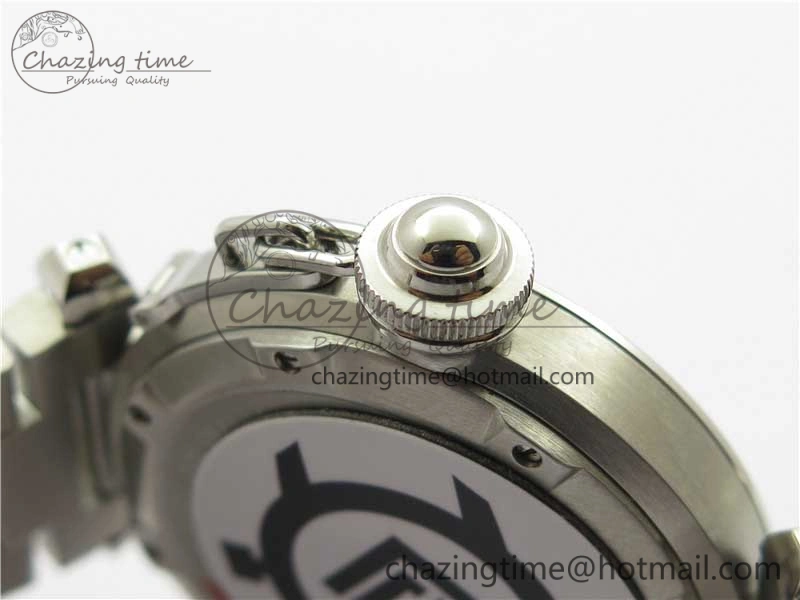 Pasha W31074M7 35mm SS V9F Best Edition Pink Dial on SS Bracelet A2892 to Cal.049