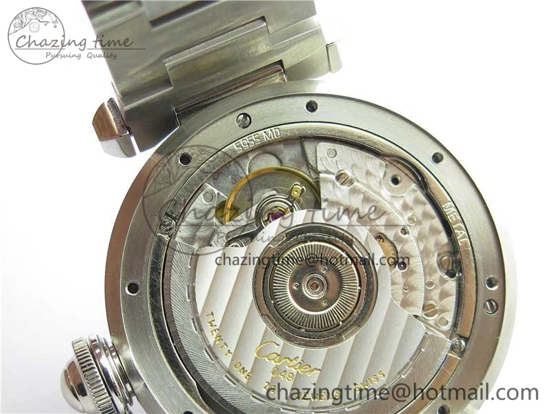 Pasha W31074M7 35mm SS V9F Best Edition Pink Dial on SS Bracelet A2892 to Cal.049