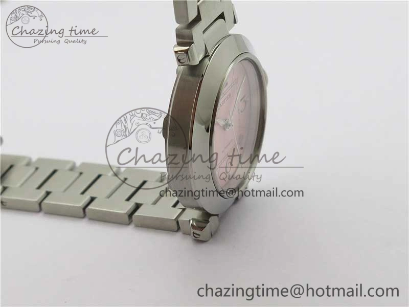 Pasha W31074M7 35mm SS V9F Best Edition Pink Dial on SS Bracelet A2892 to Cal.049