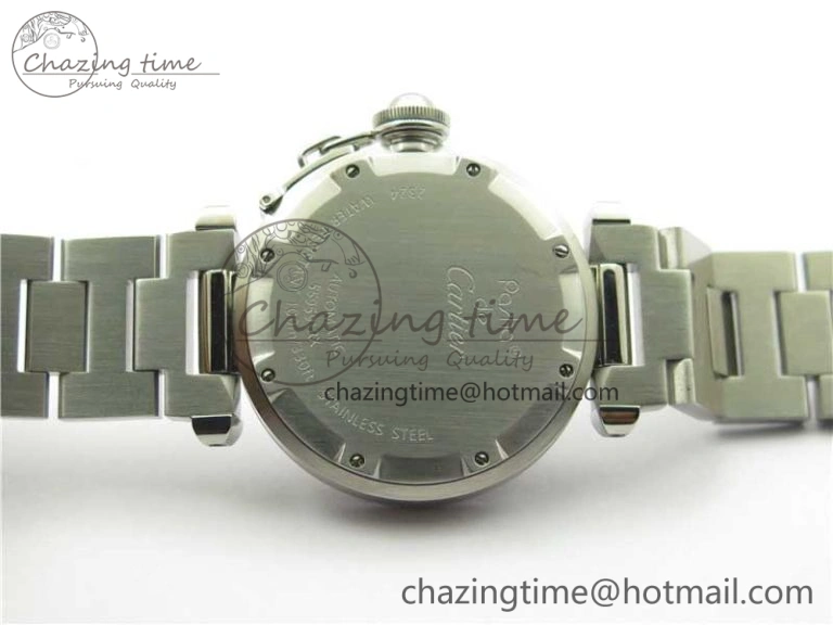 Pasha W31074M7 35mm SS V9F Best Edition White Dial on SS Bracelet A2892 to Cal.049