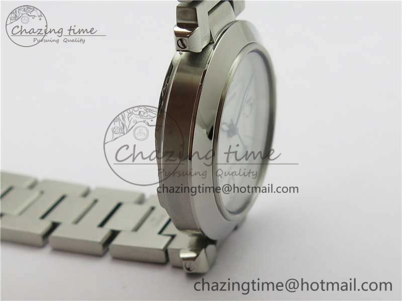 Pasha W31074M7 35mm SS V9F Best Edition White Dial on SS Bracelet A2892 to Cal.049