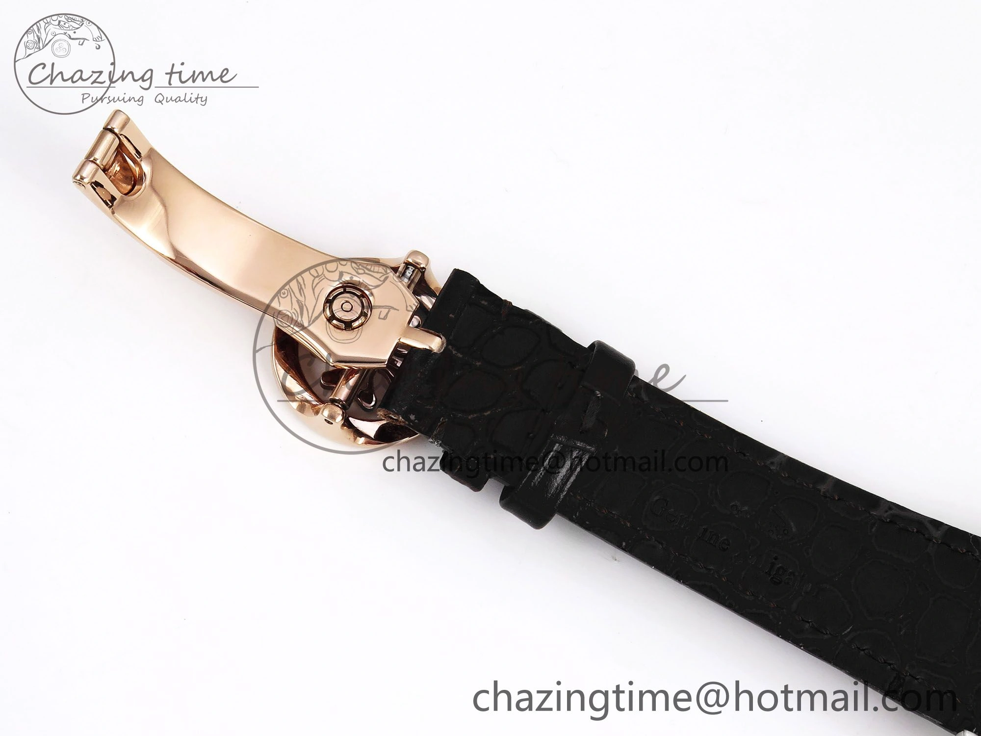 Patek Philippe Tourbillon RG RMSF Edition Dark Green Dial on Black Leather Strap