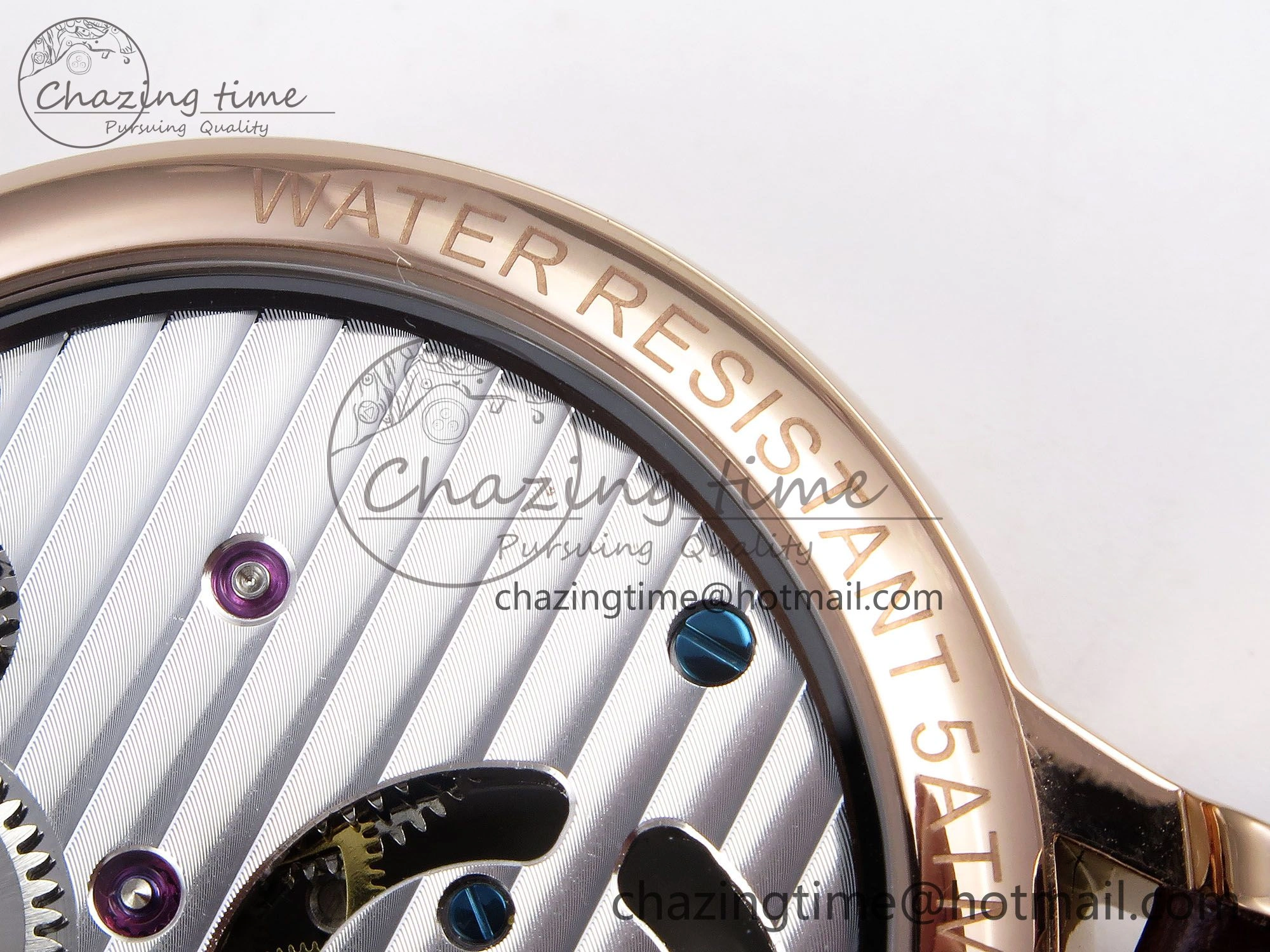 Patek Philippe Tourbillon RG RMSF Edition Dark Green Dial on Black Leather Strap