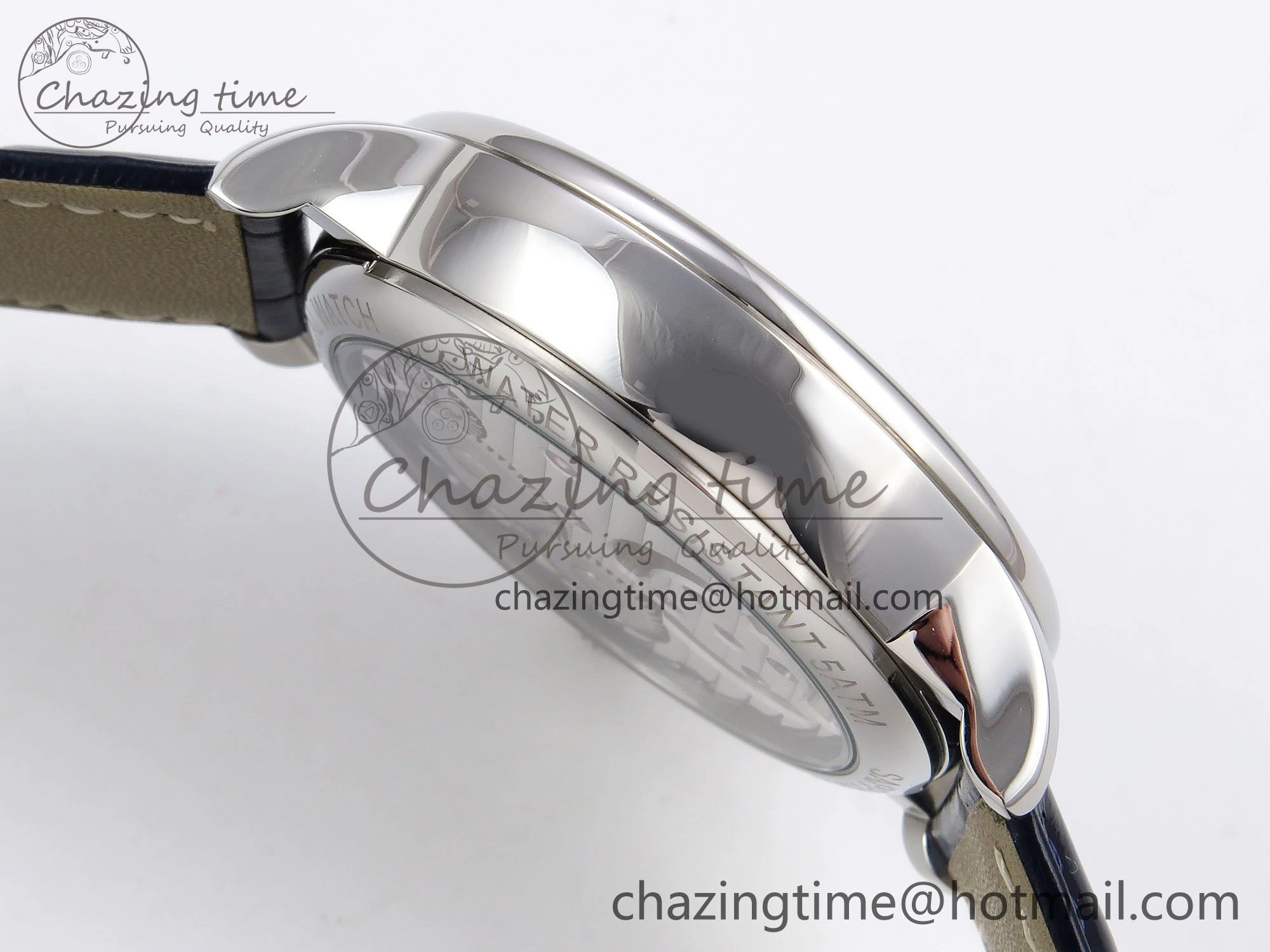 Patek Philippe Tourbillon SS RMSF Edition Dark Blue Dial on Black Leather Strap