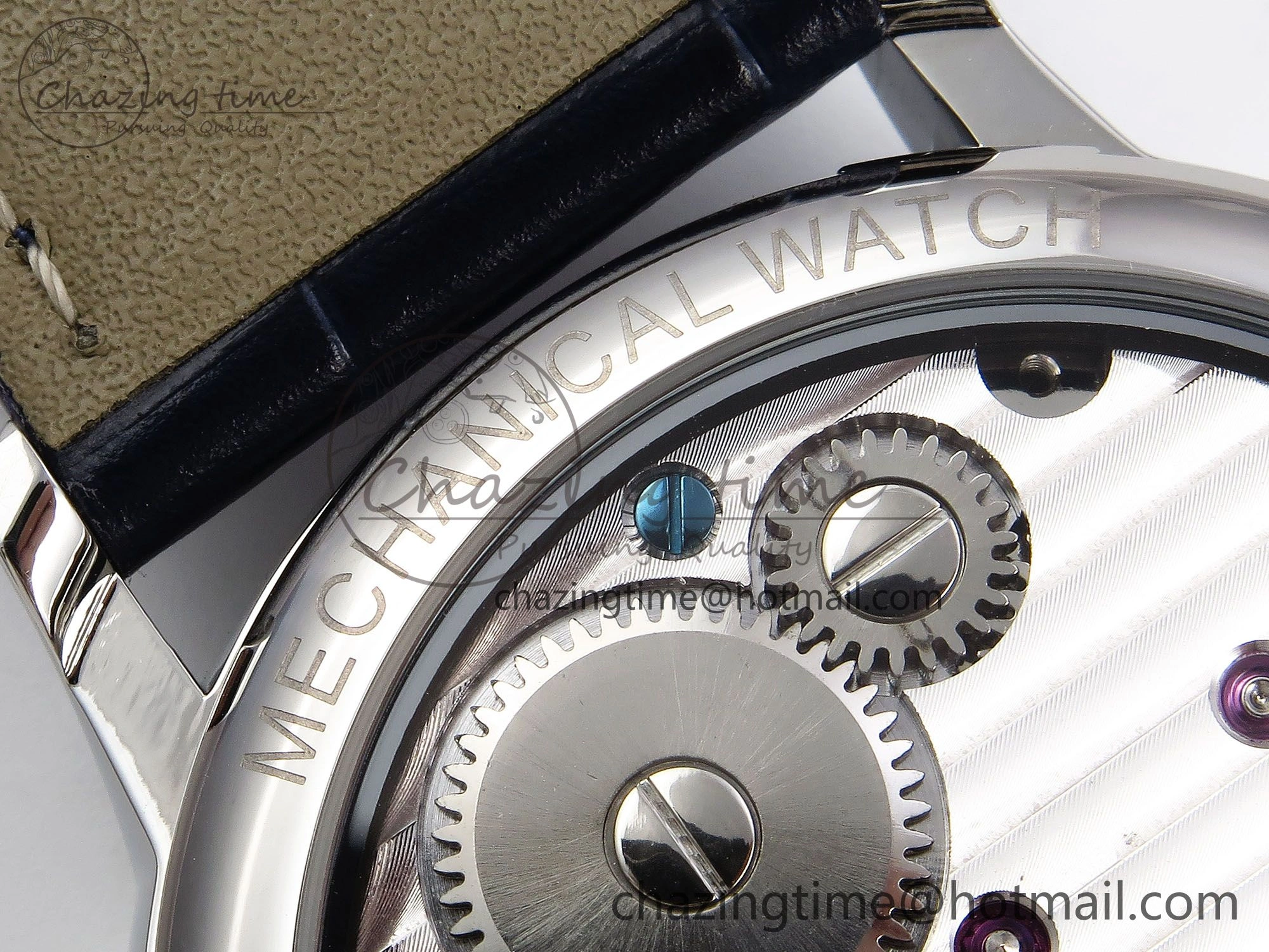 Patek Philippe Tourbillon SS RMSF Edition Dark Blue Dial on Black Leather Strap