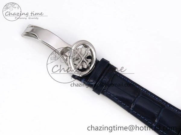 Patek Philippe Tourbillon SS RMSF Edition Dark Blue Dial on Black Leather Strap