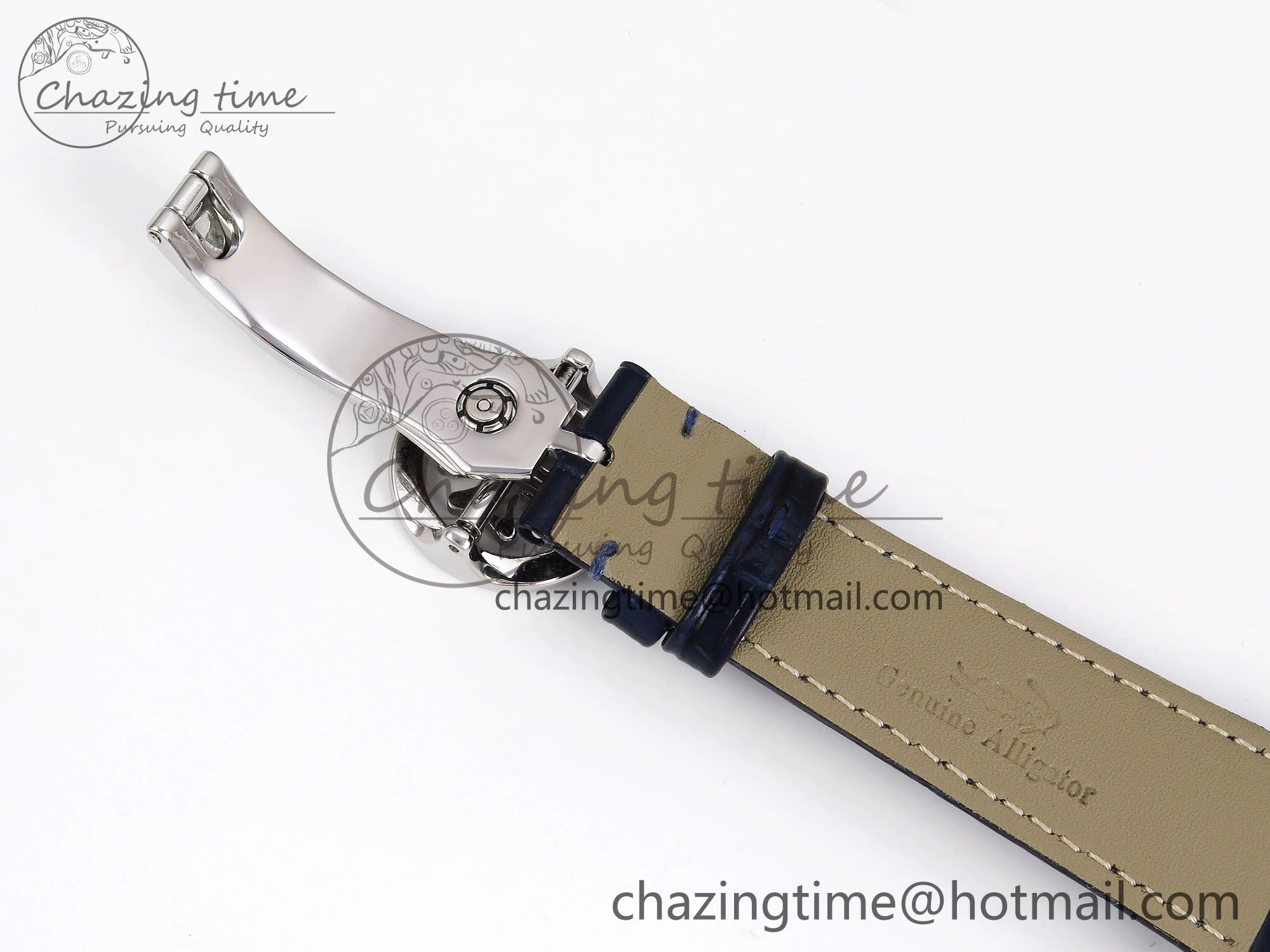 Patek Philippe Tourbillon SS RMSF Edition Dark Blue Dial on Black Leather Strap