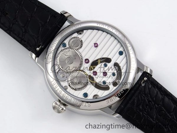 Patek Philippe Tourbillon SS RMSF Edition White Dial Numeral Markers on Black Leather Strap