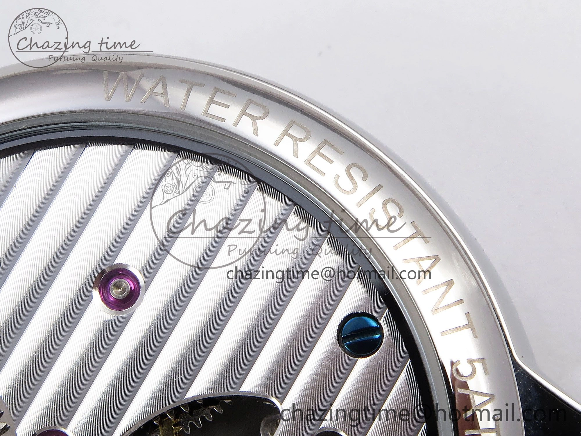 Patek Philippe Tourbillon SS RMSF Edition White Dial Numeral Markers on Black Leather Strap
