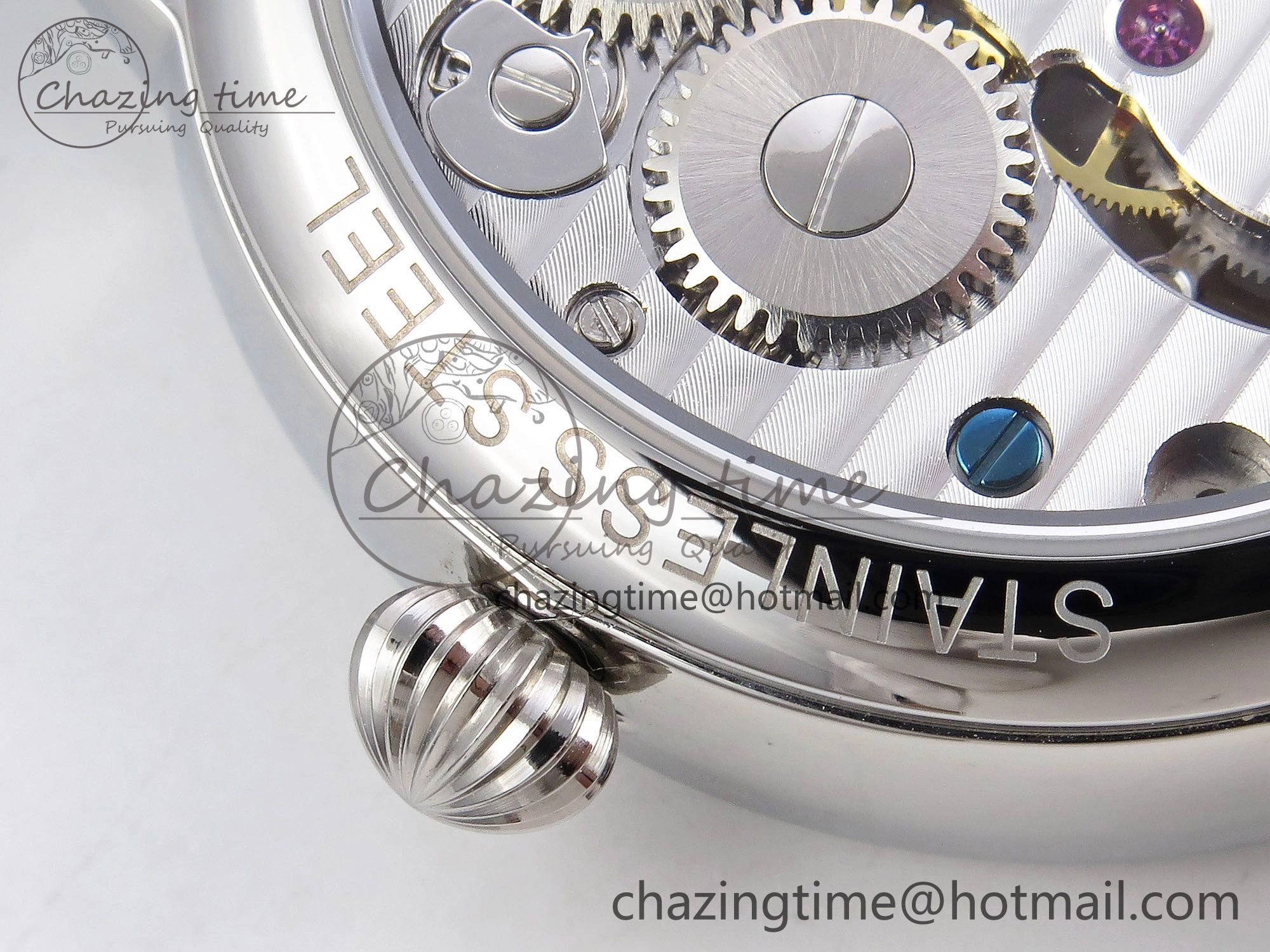 Patek Philippe Tourbillon SS RMSF Edition White Dial Numeral Markers on Black Leather Strap